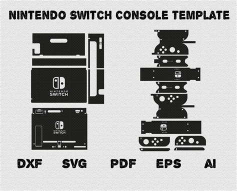 Nintendo Switch Skin Template